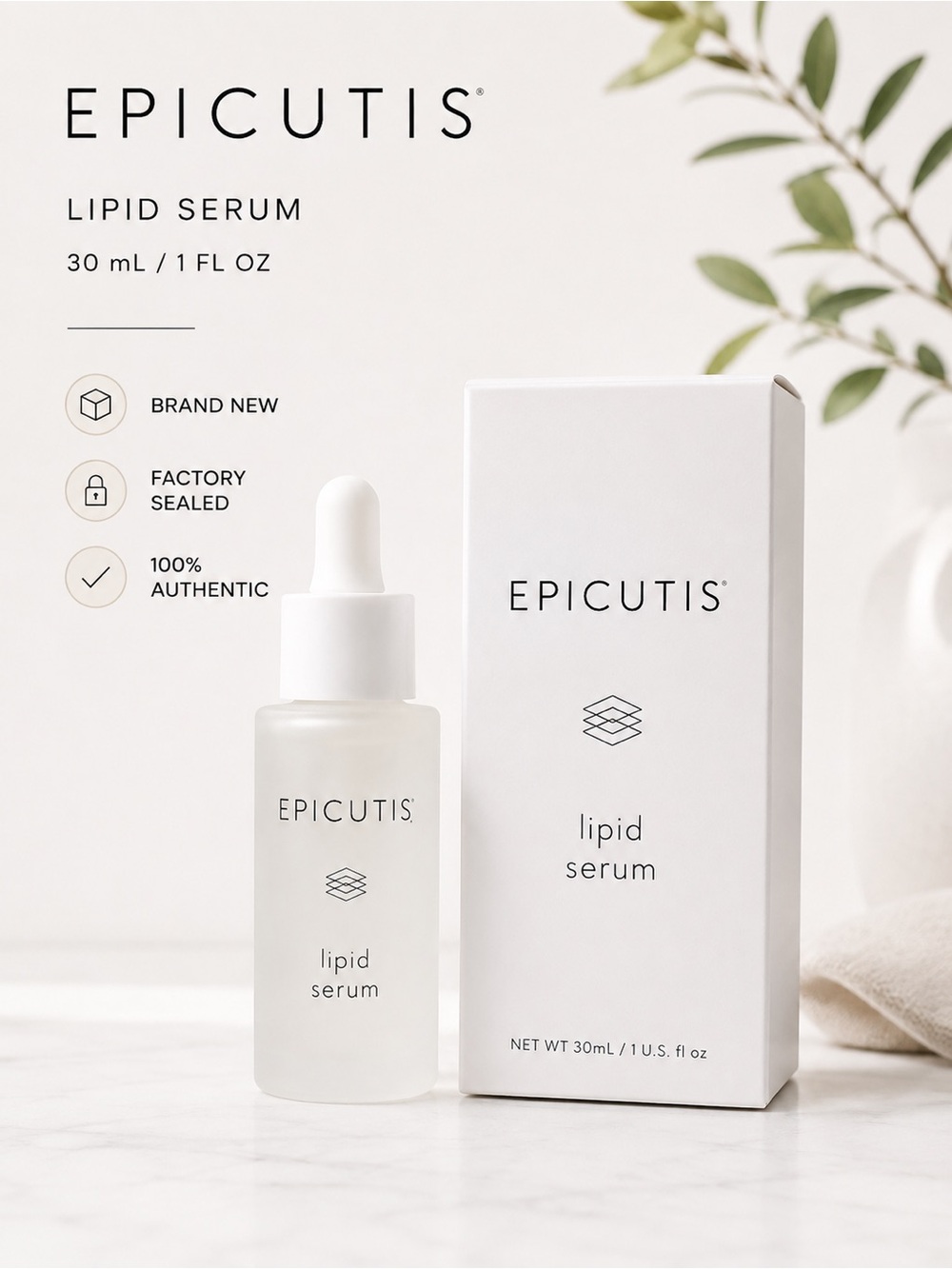Epicutis Lipid Serum 30ml NEW Sealed Exp 07/2028 full size